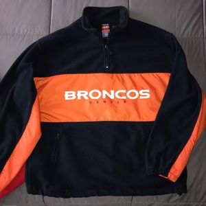 Denver Broncos Fleece Pull-Over - LG